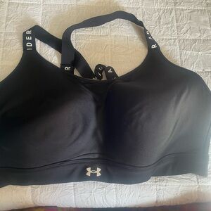 Under Armour Black Fitted Sports Bra